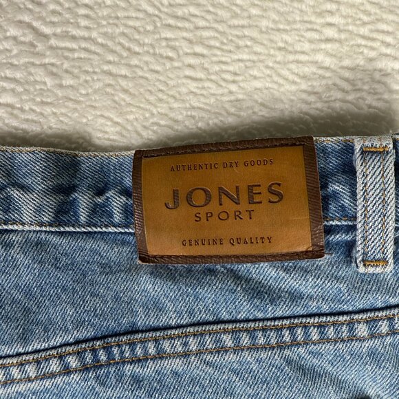 Vtg Jones Sport High Rise Mom Jeans Size 16 in Medium Wash Denim - Picture 3 of 8